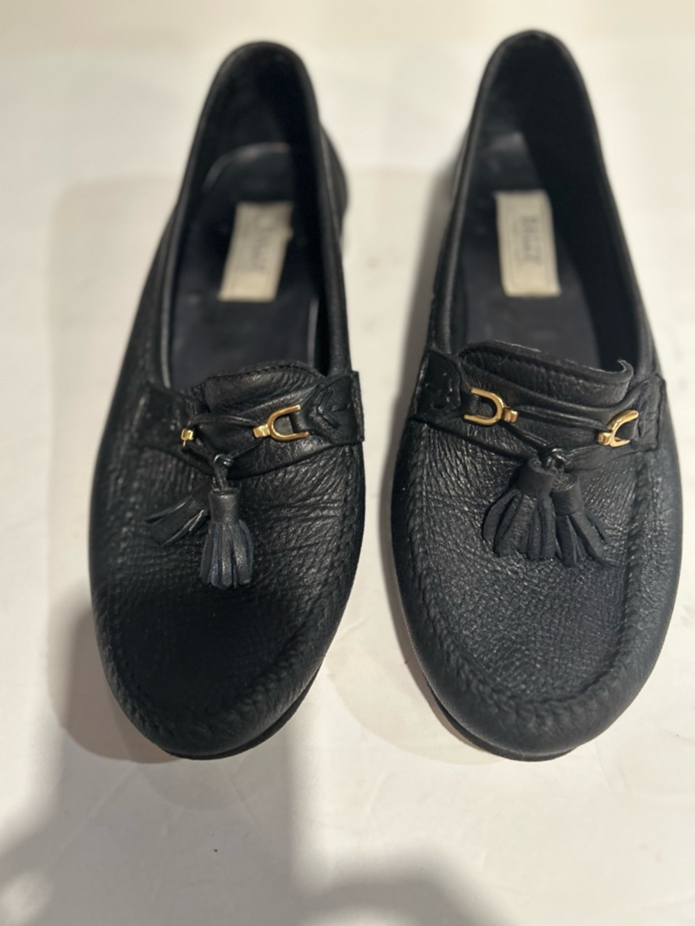 Bally Black Leather Tassel Bit Loafers - Picture 12 of 16